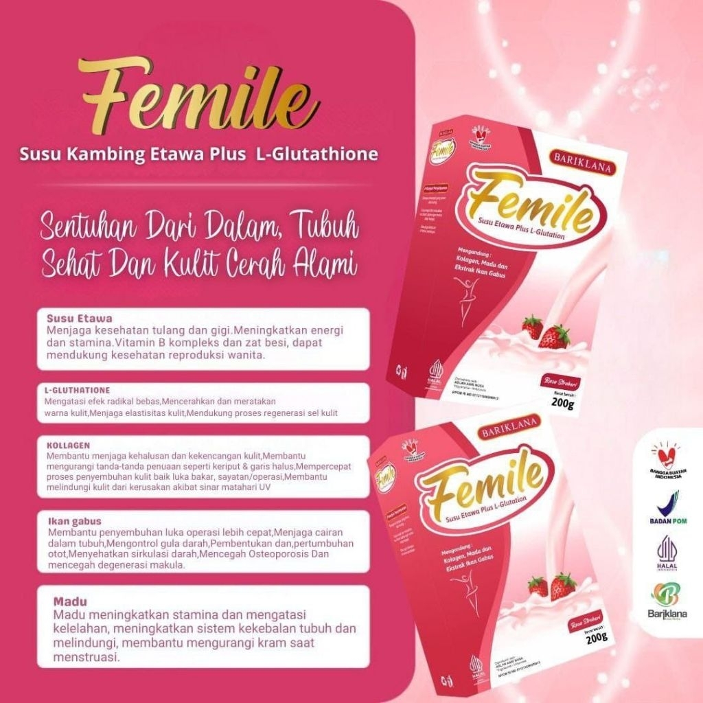 

FEMILE SUSU ETWA + KOLAGEN