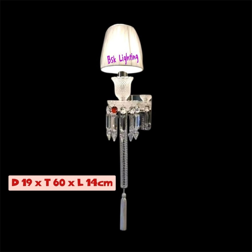 Lampu dinding Chandelier Kristal/Wall Lamp Kristal/Lampu Dinding Kristal Bacarat Mewah/Lampu dinding