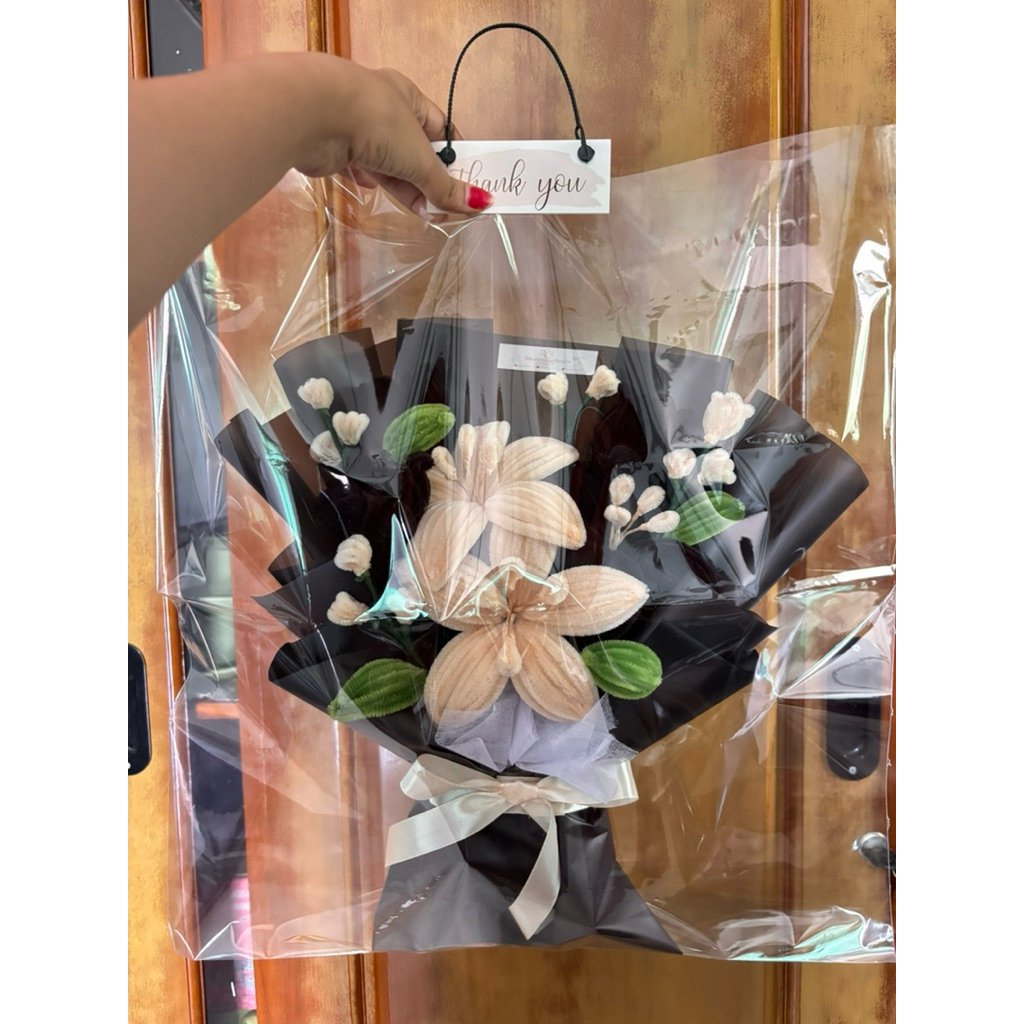 

Tambahan tas buket plastik