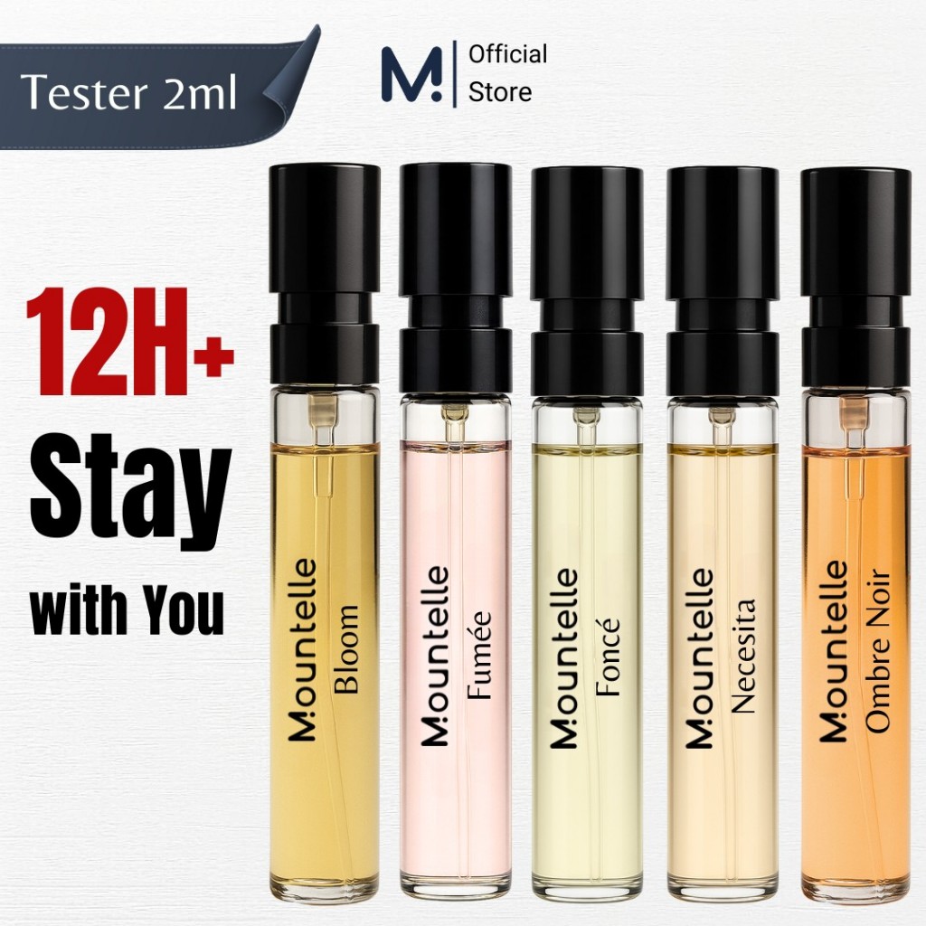 Mountelle Signature Perfume – Discovery Pack EDP 2ml | Parfum Unisex Pria Wanita Tahan Lama | 12+ Hr
