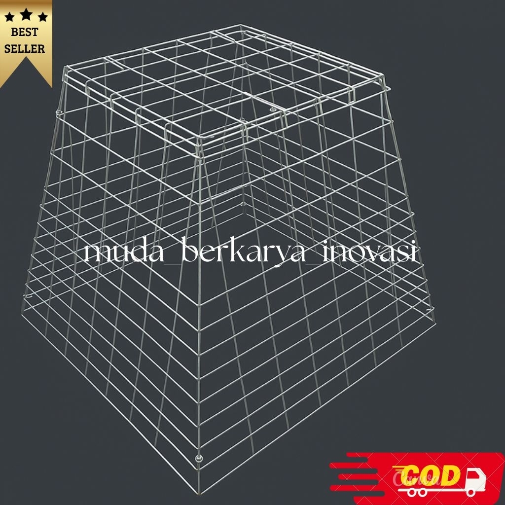 kandang ayam lipat besi galvanis ,kandang ayam flexible ,kurung ayam bangkok ,jemuran ayam lipat ,ka