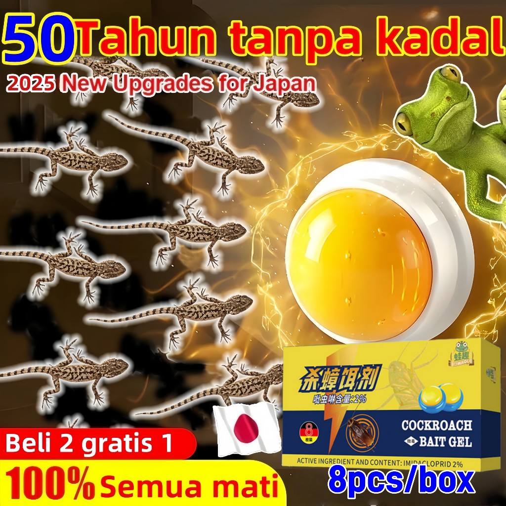 Racun cicak paling ampuh original 8pcs/Box obat cicak penembak cicak murah pengusir perangkap cicak
