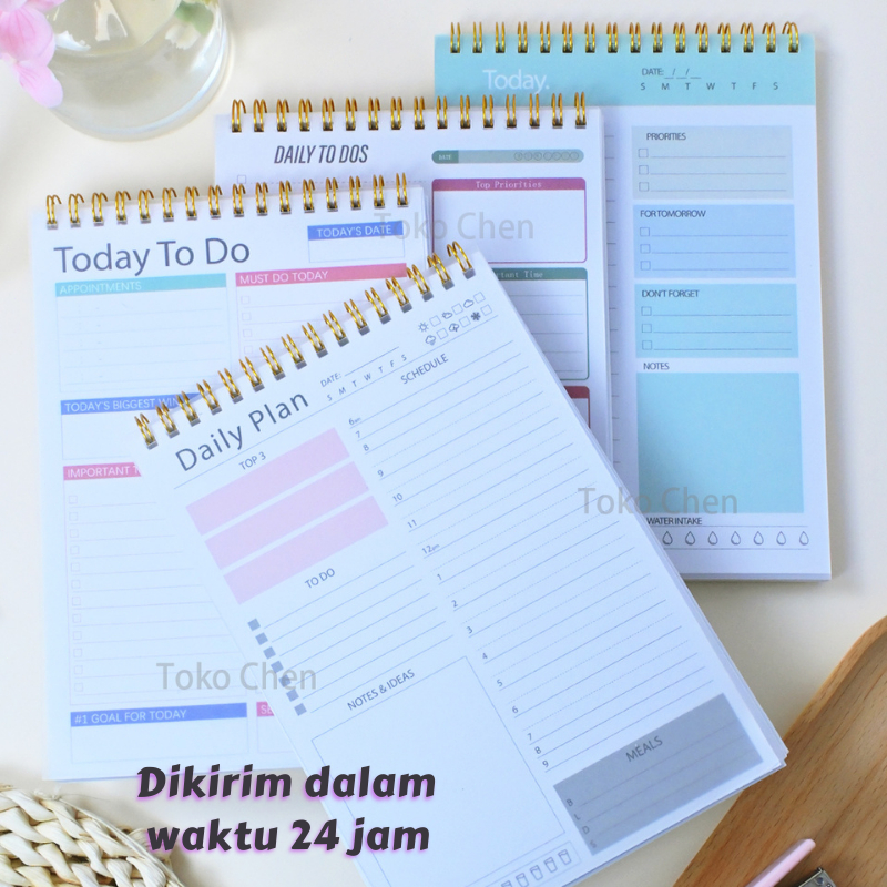 

[COD] Perencana Agenda Buku Catatan A5 Mingguan Bulanan Buku Harian Jurnal Perlengkapan Kantor Sekolah Alat Tulis Jadwal