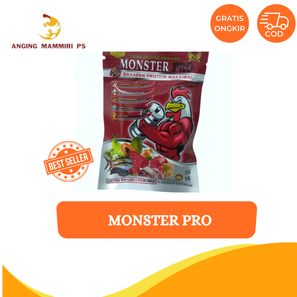 MONSTER PRO || JAMU AYAM PERPCS