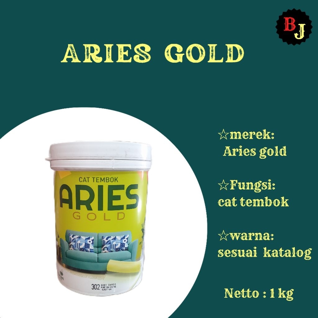 ARIES GOLD CAT TEMBOK- 1kg