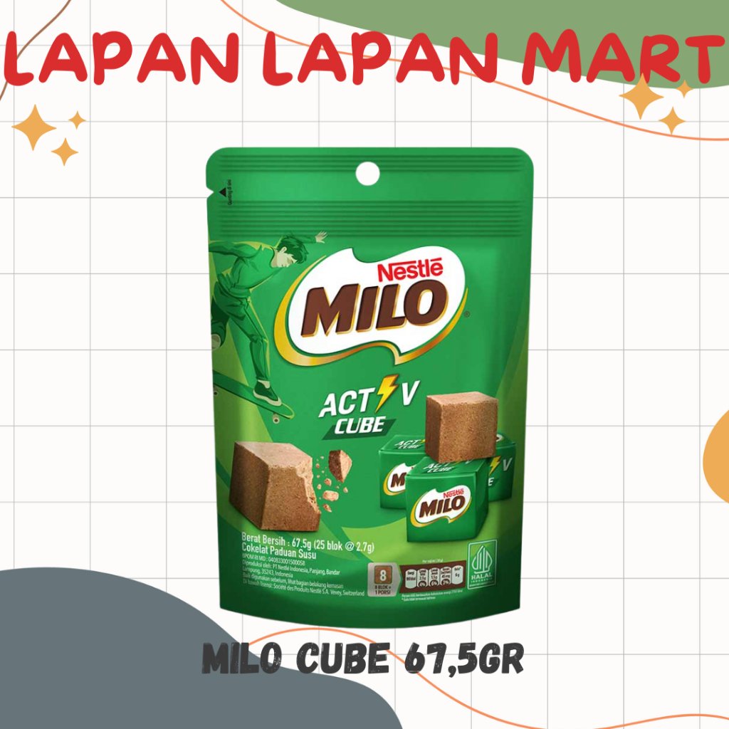 

Milo Cube 67,5gr isi 25blok
