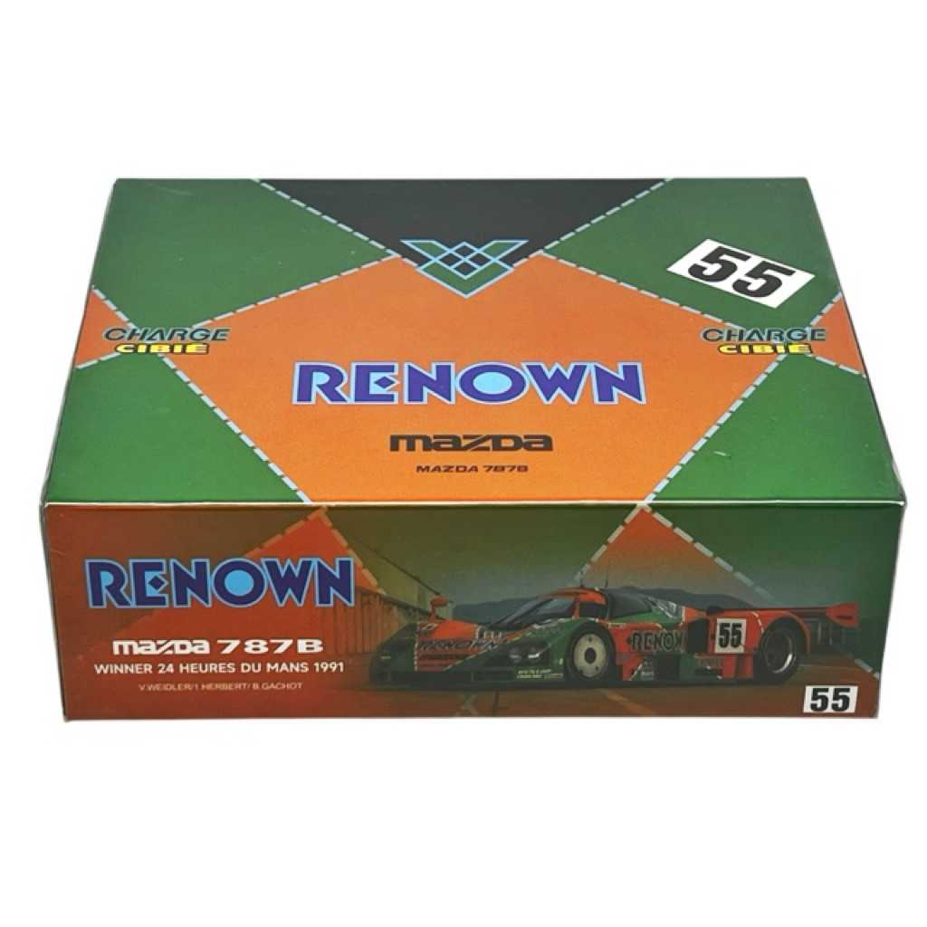 MotorHelix 64 Mazda 787B #55 Winner Car Motor Helix