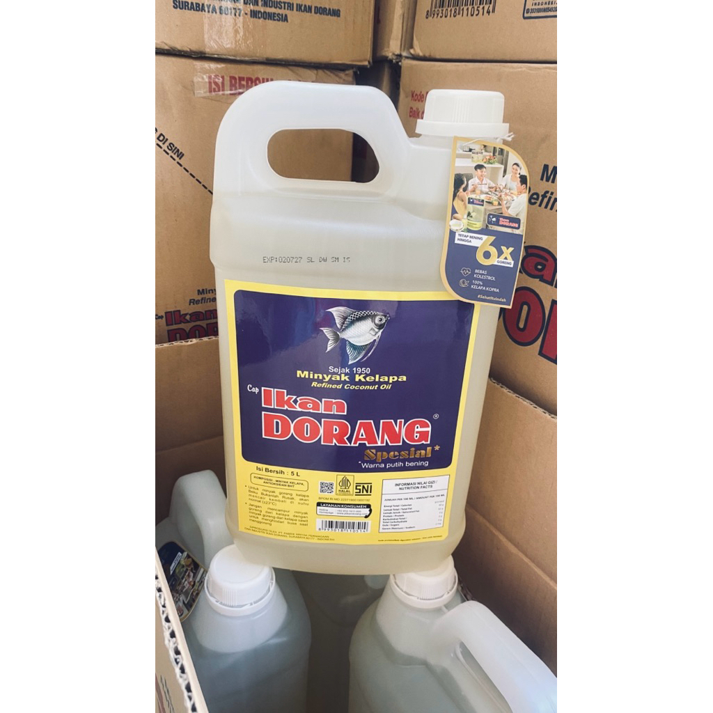 

Ikan Dorang - Spesial Minyak Kelapa - Jerigen 5 liter