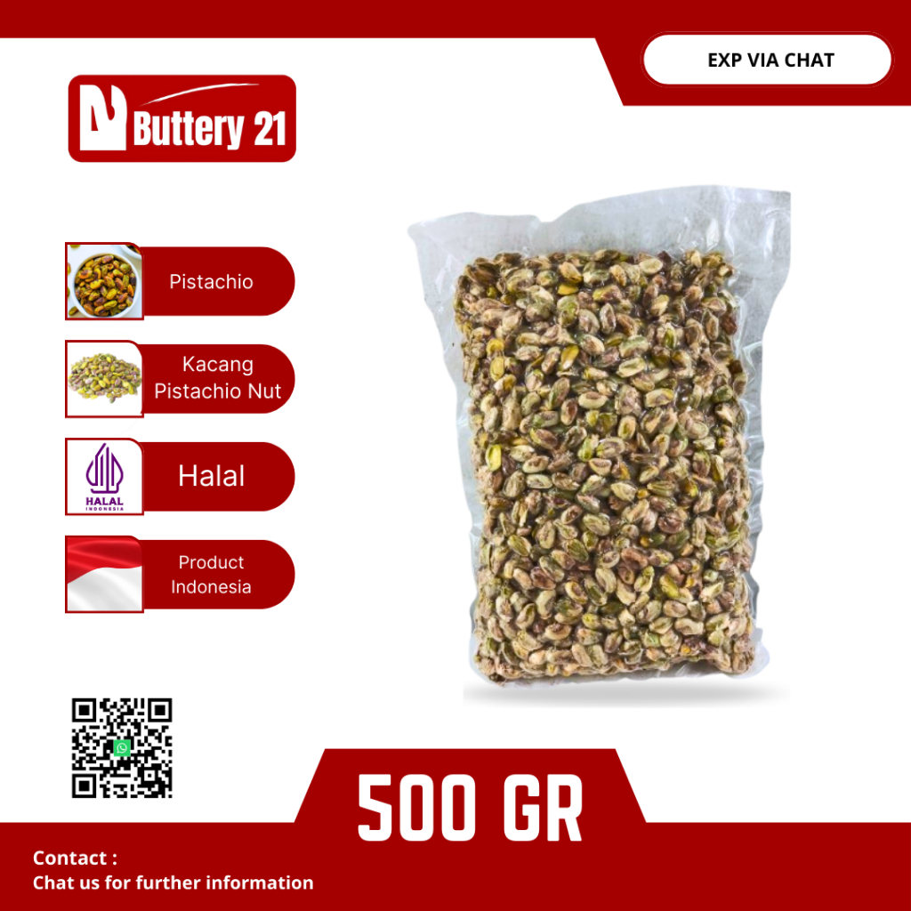 

KACANG PISTACHIO 500 GR / KACANG PISTACHIO KUPAS
