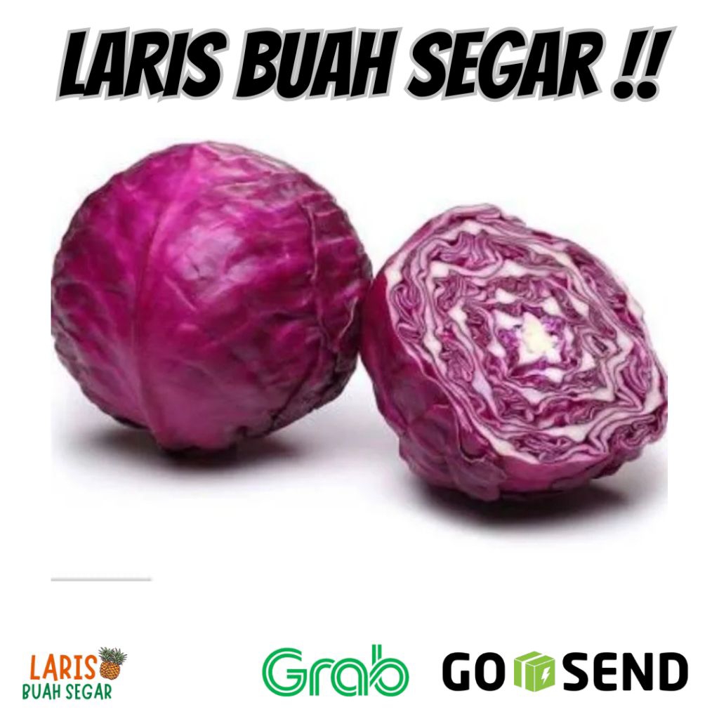 

KOL UNGU FRESH SAYUR SEGAR KUBIS UNGU 500 GRAM
