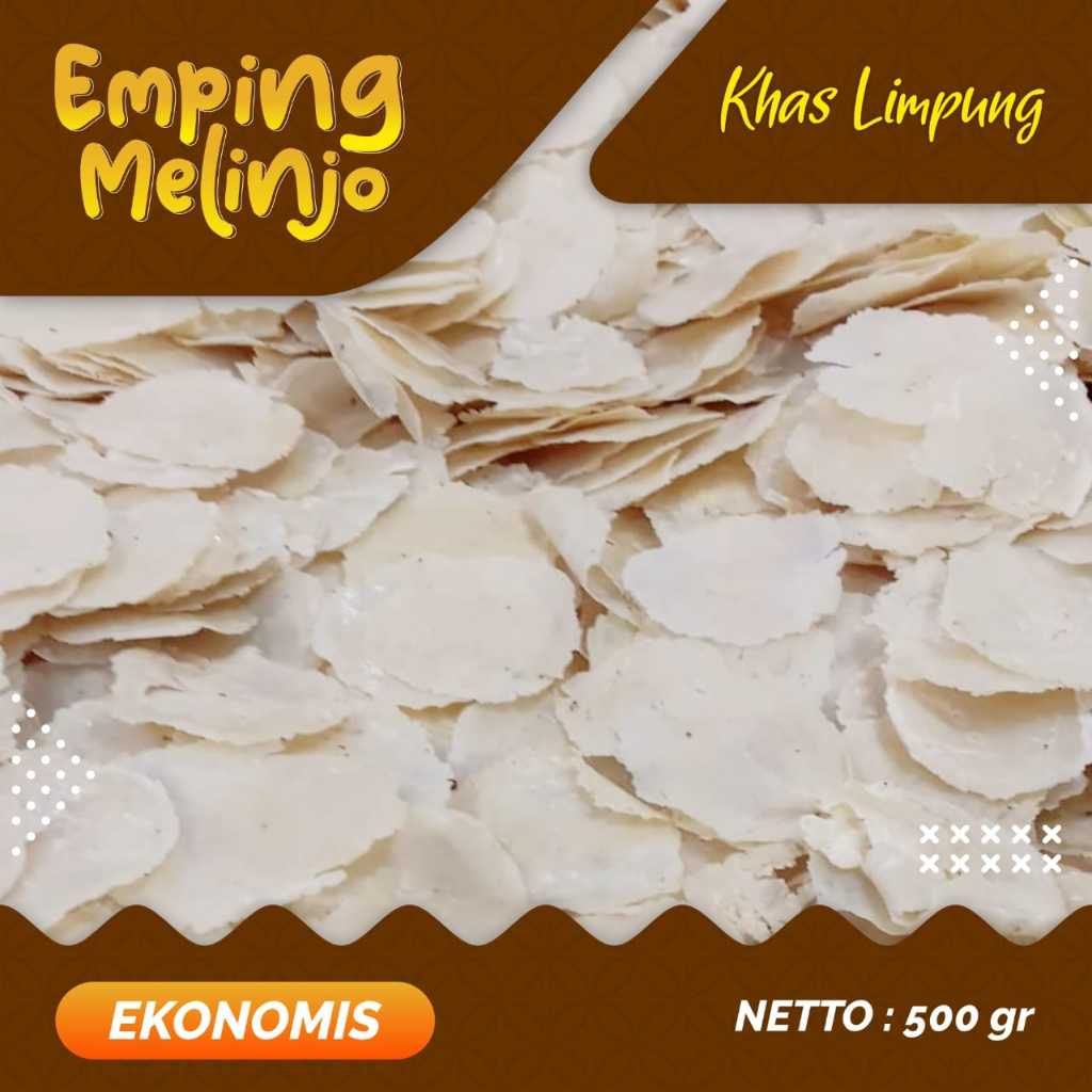 

Emping melinjo khas limpung 500 gr
