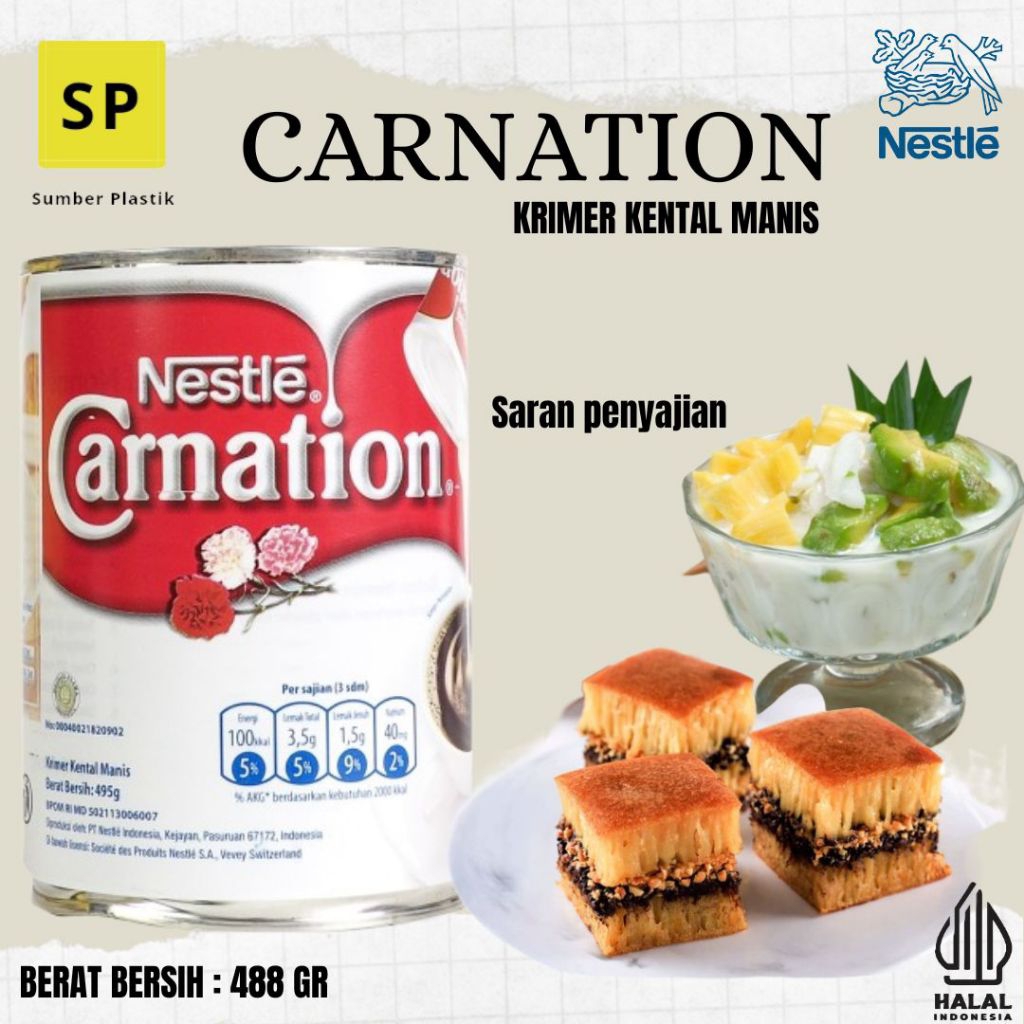 

Susu Krimer Carnation 488 gram