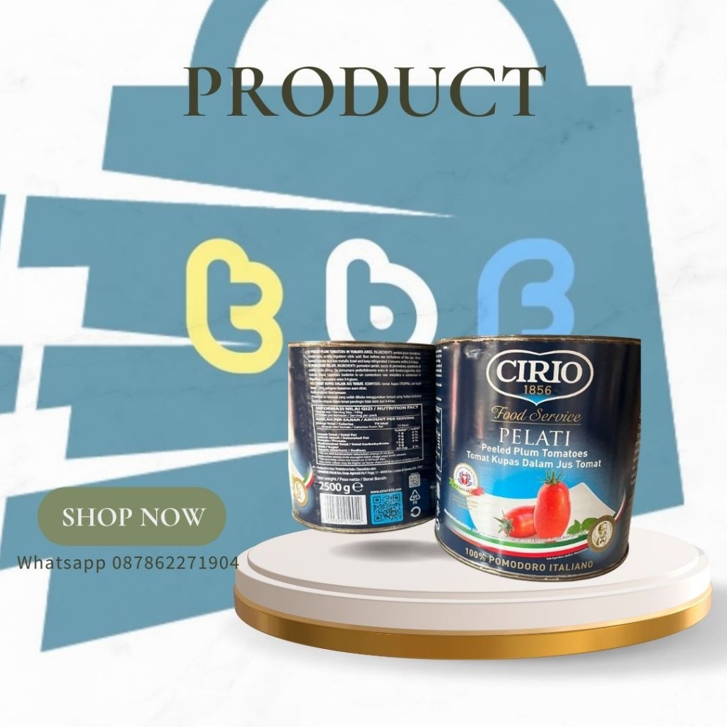 Cirio Tomato Peeled 2,5kg