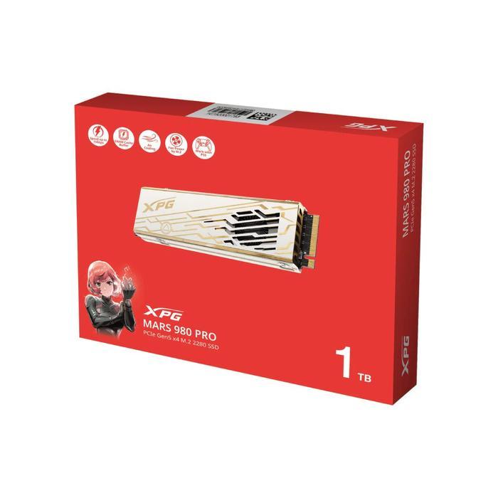 ADATA XPG Mars 980 Pro 1TB - PCIe Gen 5 x4 M.2 2280 - SSD NVMe Heatsink 1TB - SSD For PS5