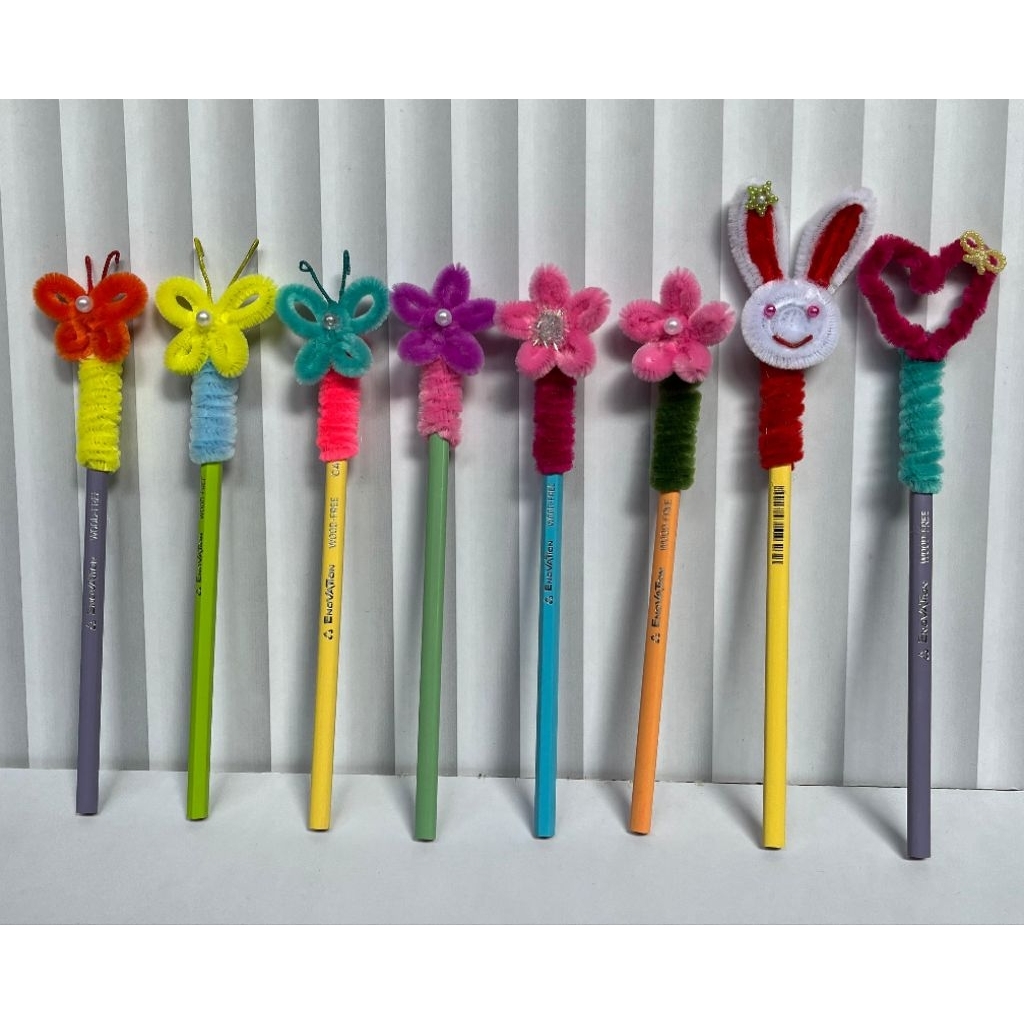

Pensil Hias Lucu || Pensil Kawat Bulu || Hiasan Pensil Kawat Bulu || Kawat Bulu || Pipe cleaner