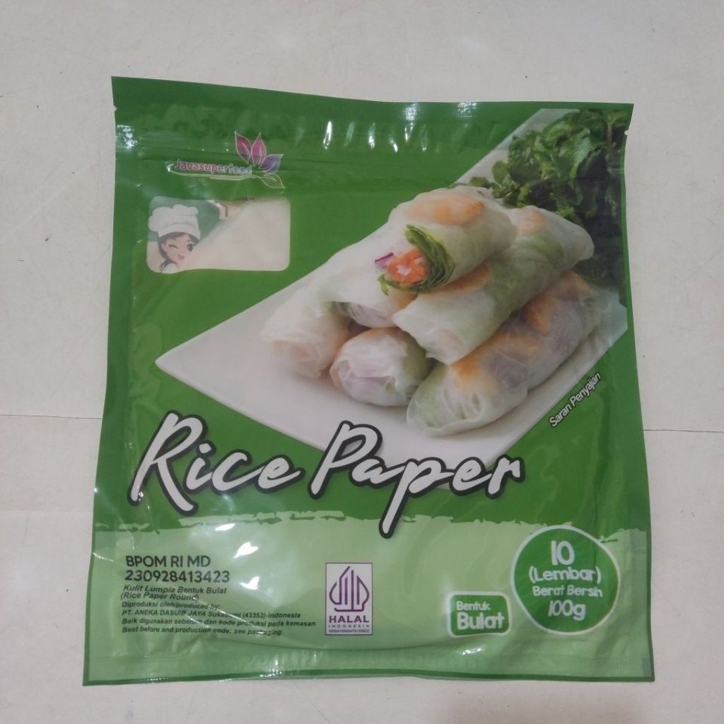 

Rice Paper Bentuk Bulat isi 10 100gr