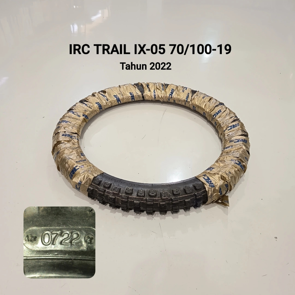 PROMO BAN TRAIL IRC TRAIL IX-05 70/100 ring19 ;  IX-09 100/90 ring 19 TAHUN LAMA