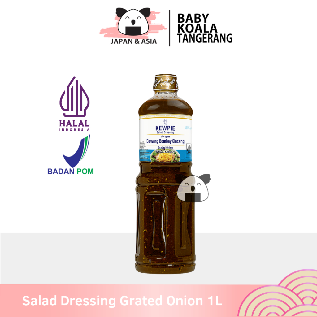 

KEWPIE Salad Dressing Grated Onion 1 liter Halal │ Bumbu Tumis -BKT