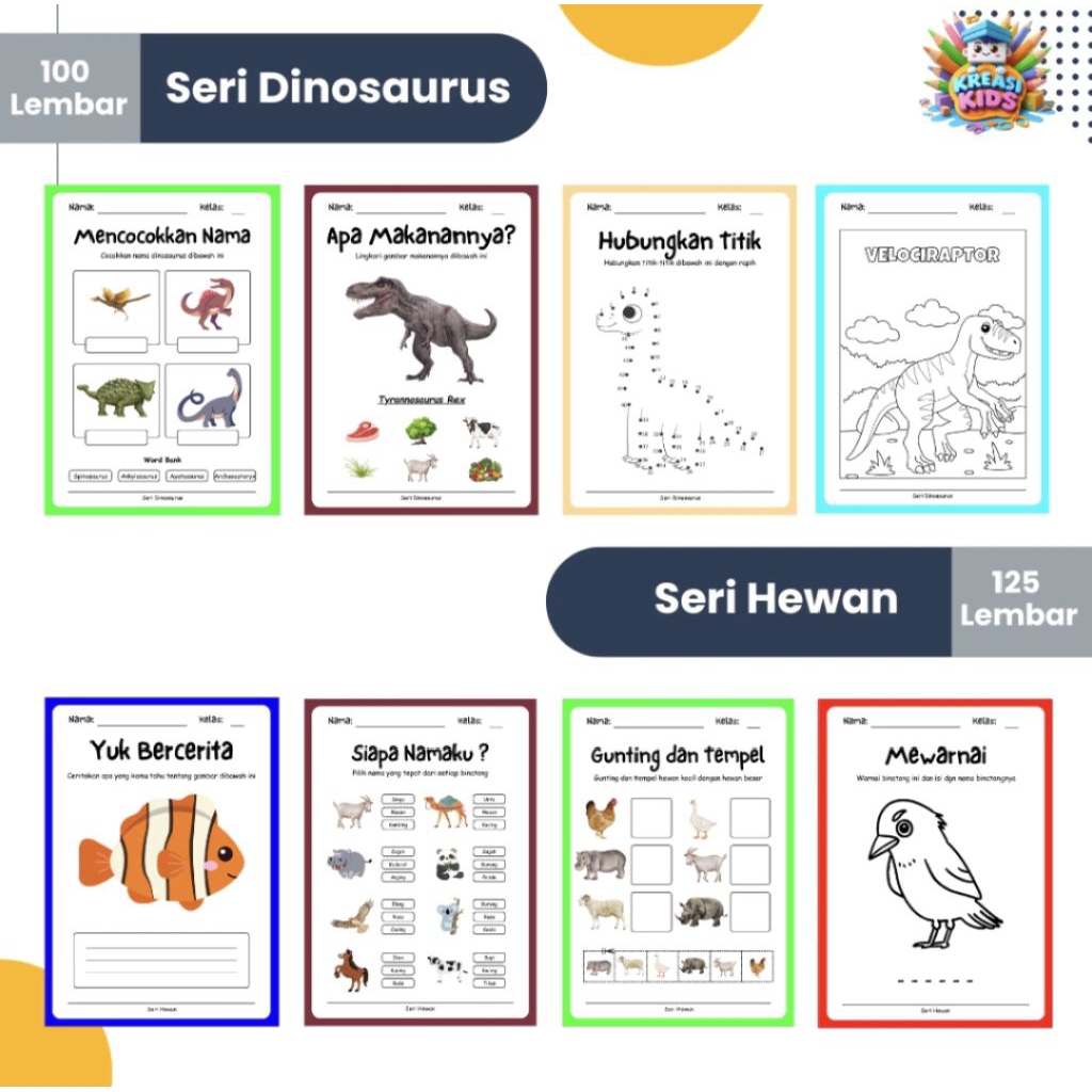 

LEMBAR KERJA ANAK TK/PAUD/SD