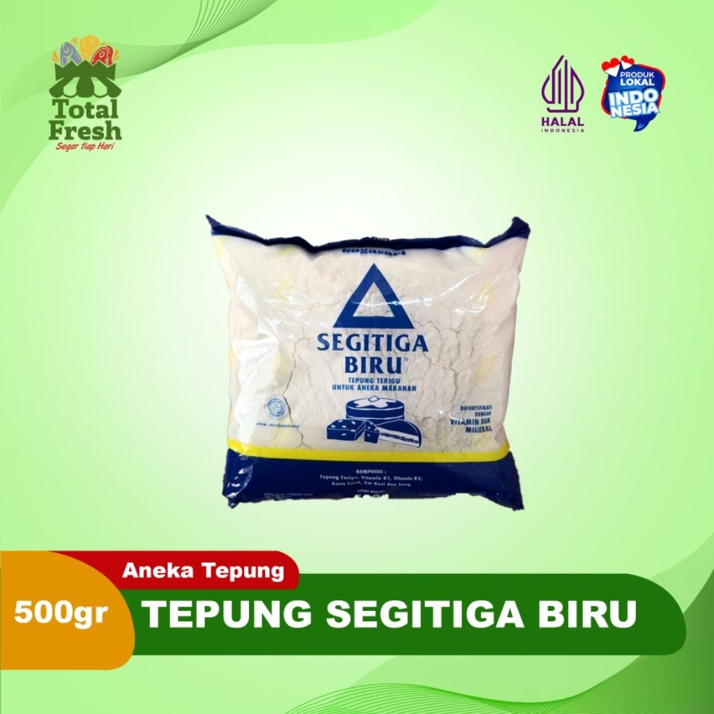 

Tepung Terigu Segitiga Biru 500Gram