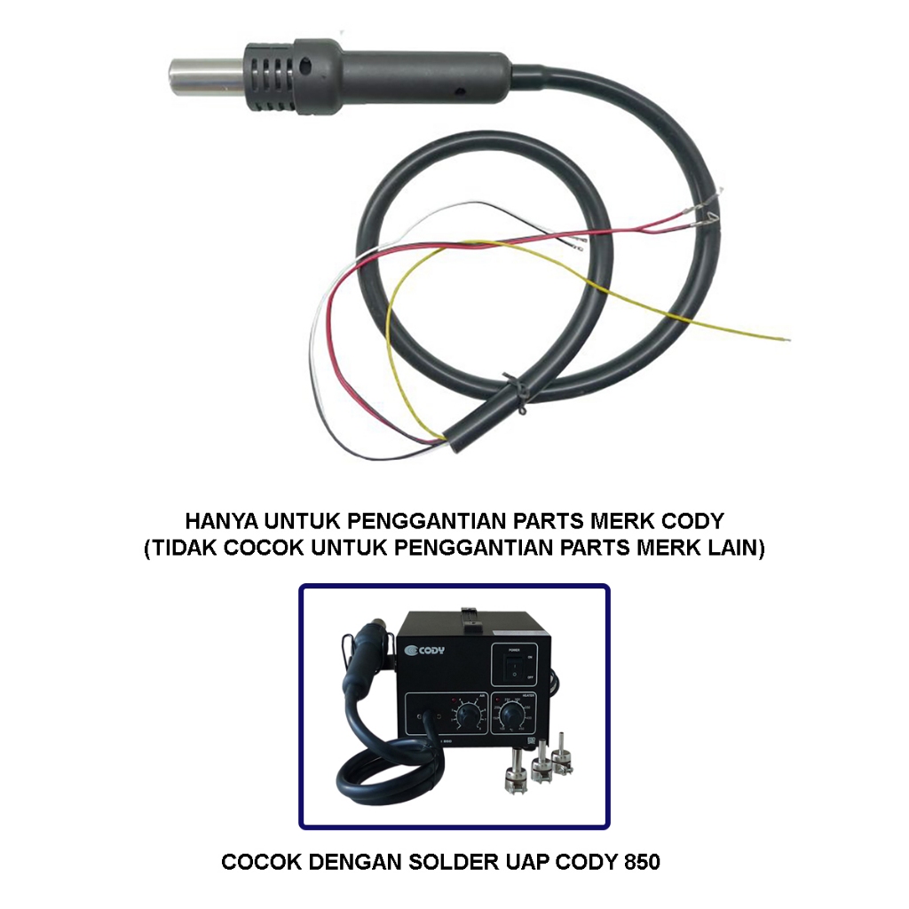 Gagang Solder Uap CODY 850