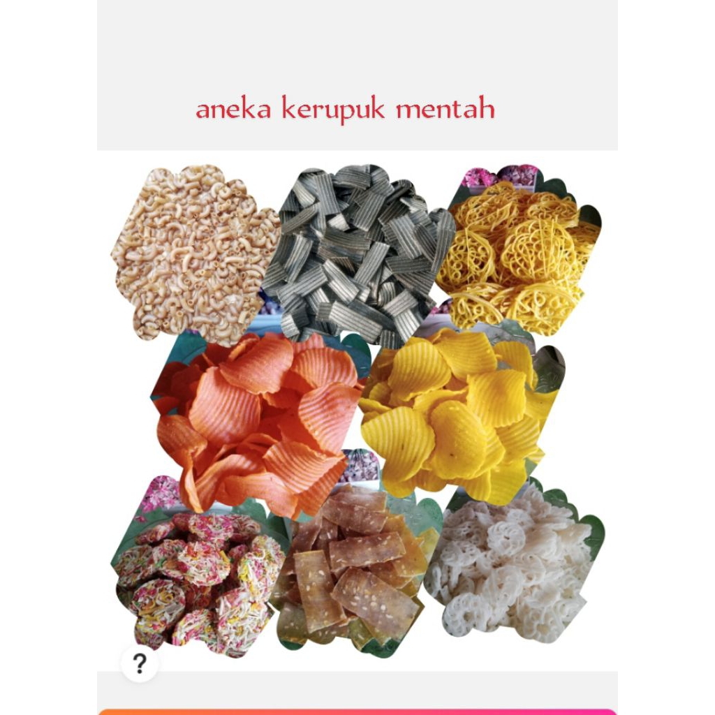 

kerupuk seblak dan macem macem kerupuk hajatan (sudah di jemur)
