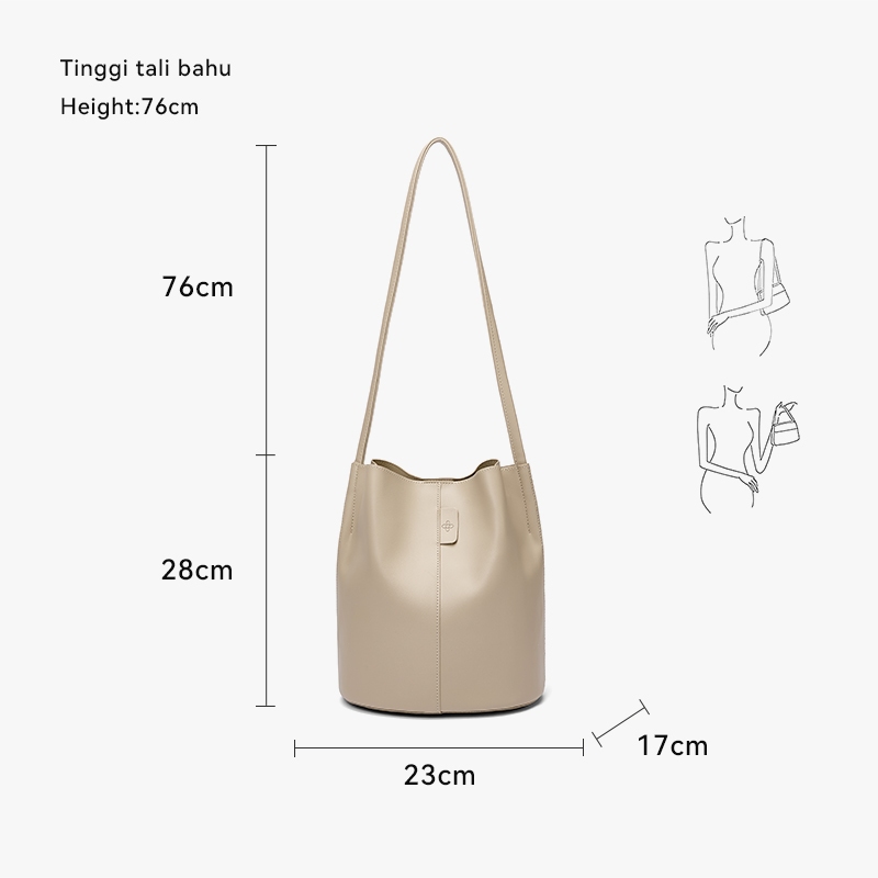 HOT DEALS CL Tas Wanita Ember Berkapasitas Besar Panjang Slingbag mossdoom Fashion Mminimalis