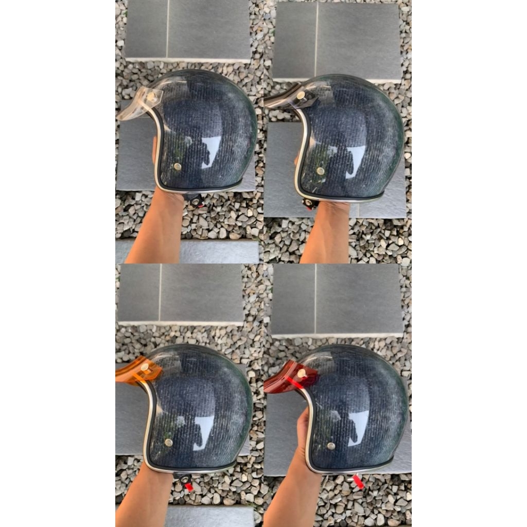 Helm Slimhead Raw Free Pet Retro