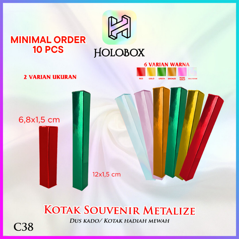 

Kotak packaging kecil - Souvenir Metalize Mewah - Dus Hadiah-C38