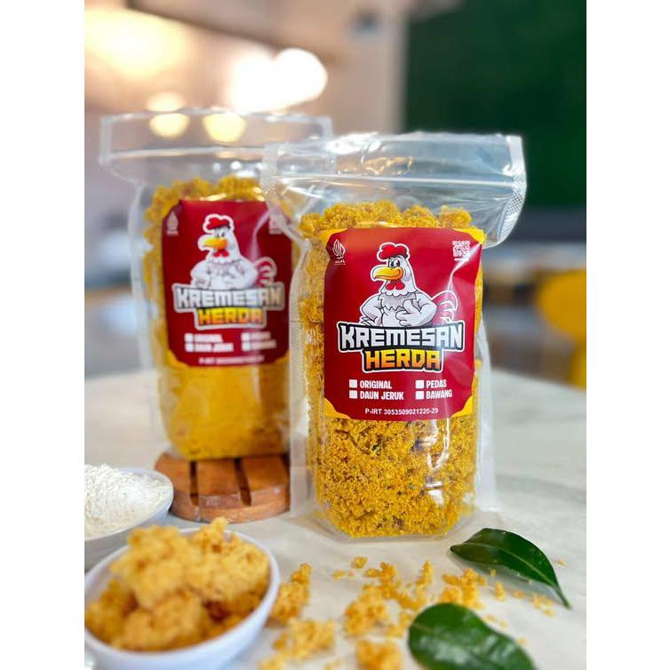 

Kremesan Daun Jeruk by Herda cake Kemas Pouch 200gr