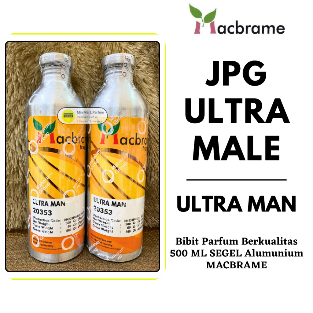 Bibit Parfum ULTRA MAN ( 250 ML SEGEL Alumunium ) MACBRAME JPG