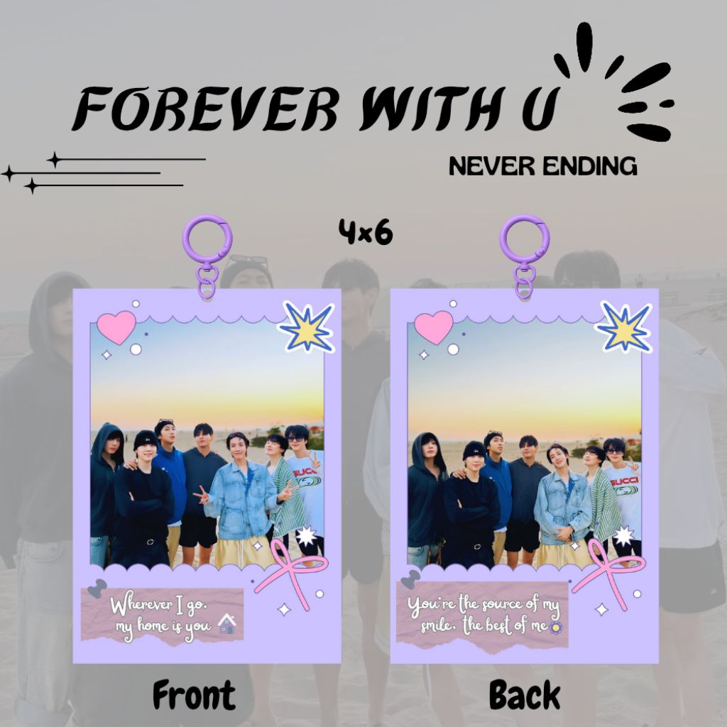 KEYCHAIN ACRYLIC BTS FOREVER