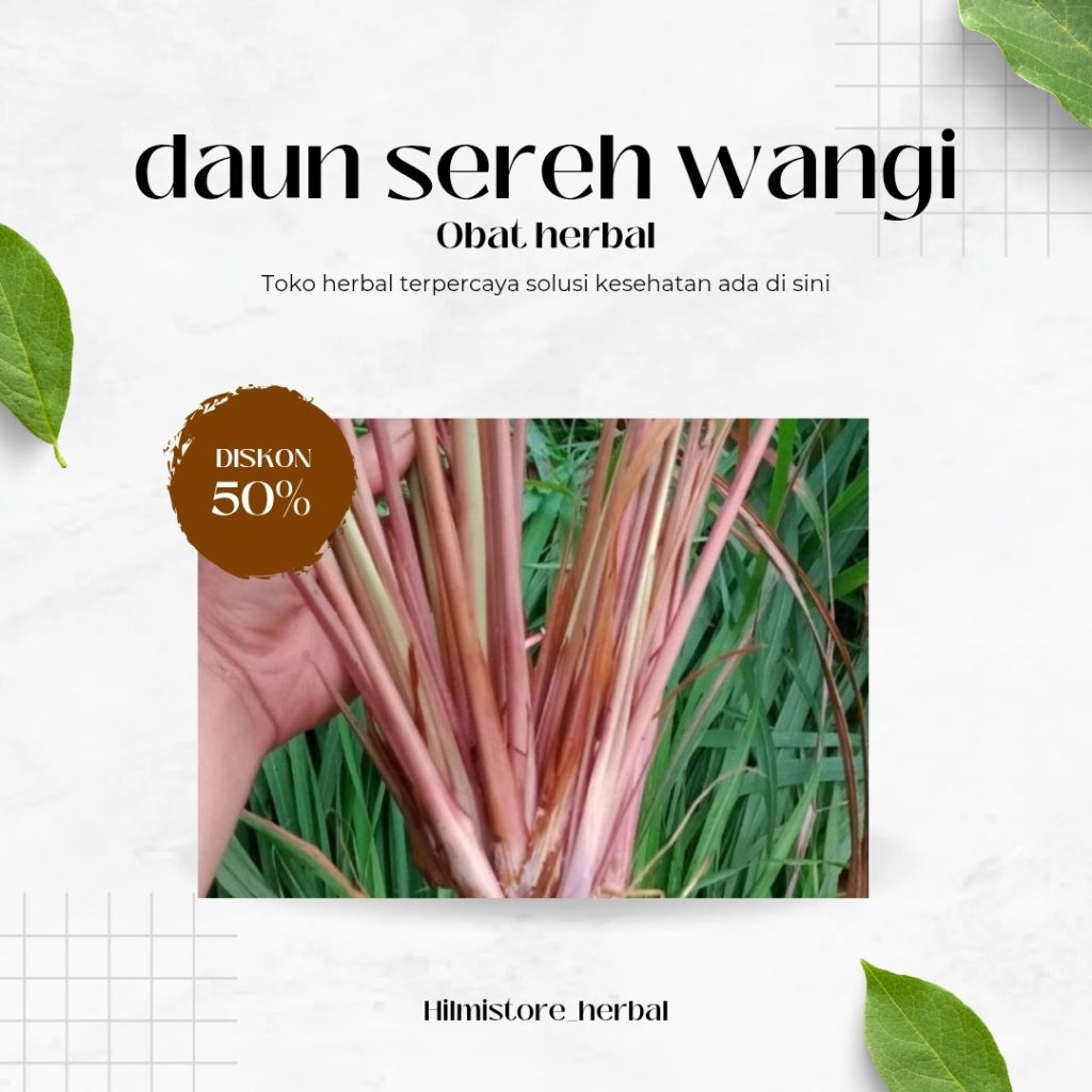 

sereh wangi/sereh merah obat herbal berat 1 kg