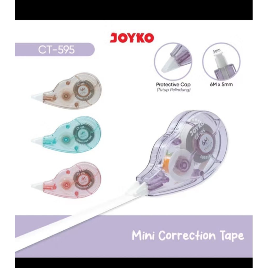 

JOYKO pita koreksi mini correction tape CT-595 6METER