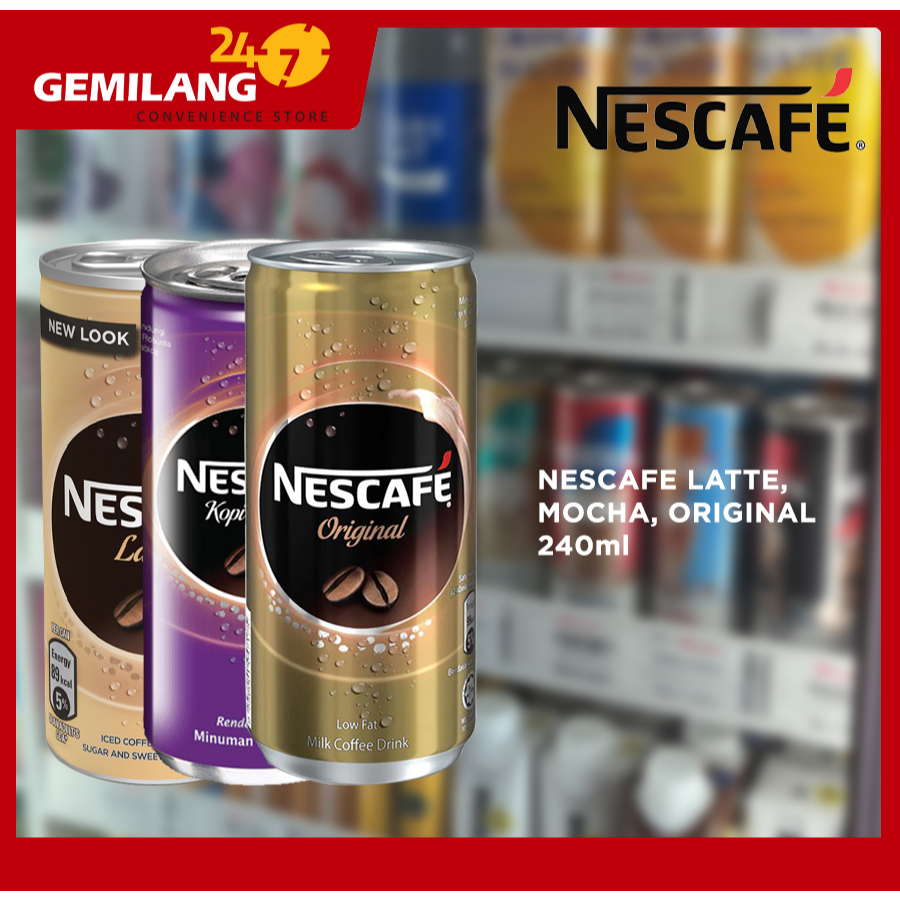 

NESCAFE LATTE, MOCHA, ORIGINAL 240ml