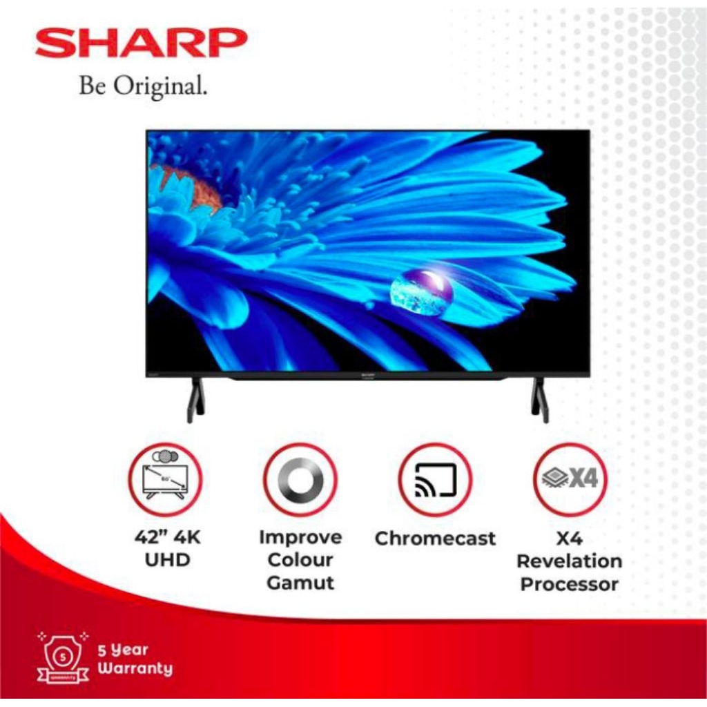 TV SHARP UHD4K INTERNET 4T-C42fk1i (42")