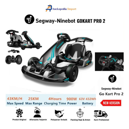 Xiaomi Segway Ninebot Gokart Pro Versi 2 Fullkit With Ninebot Mini S-Max New Version - Segway Ninebo