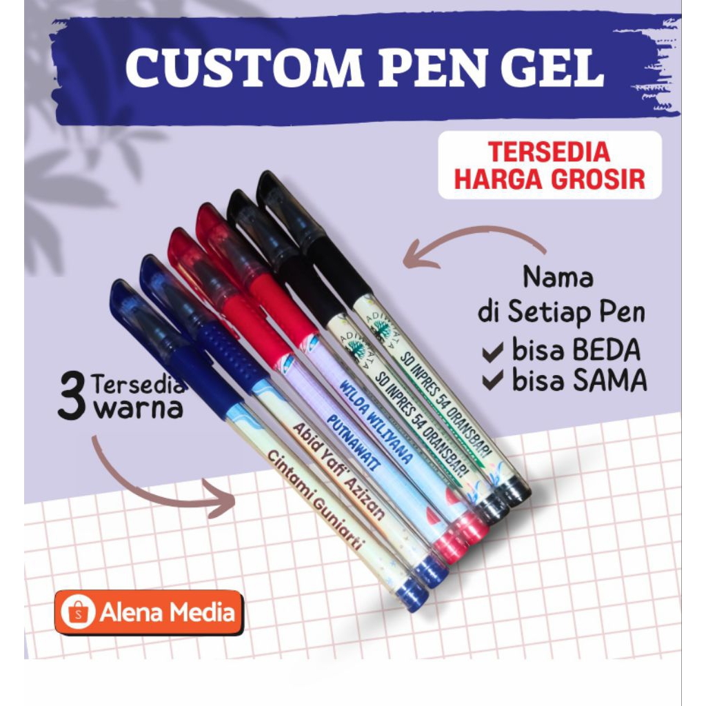 

Pulpen Promosi Souvenir Ekonomis | Free Desain | Pulpen Custom Gratis Desain | Bolpoin Custom Logo Tulisan | Cetak Ballpoint | Bolpoin Souvenir | Pulpen Custom | Pena Lucu Pernikahan Warna Warni | Pena Gel |