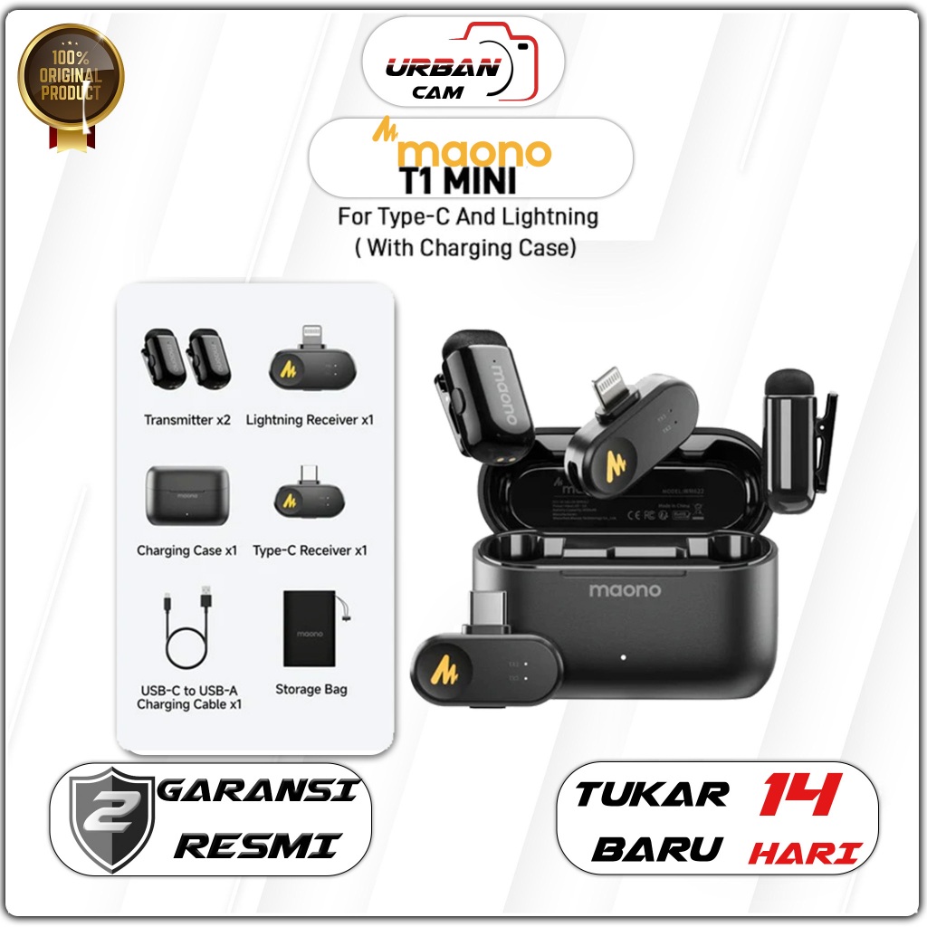 Maono WAVE T1 MINI Wireless Microphone / Maono T1 MINI / Maono T 1 MINI