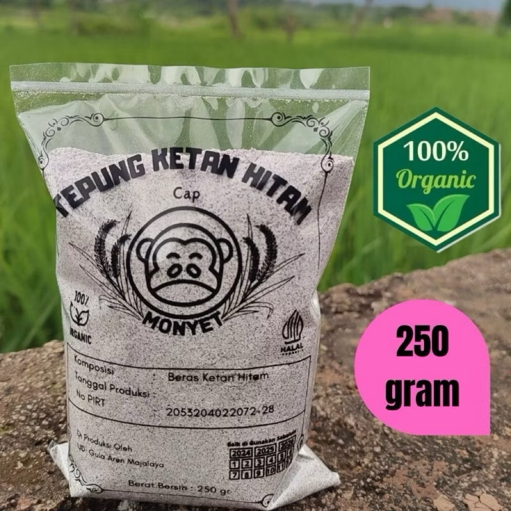 

Tepung ketan hitam 250 gram