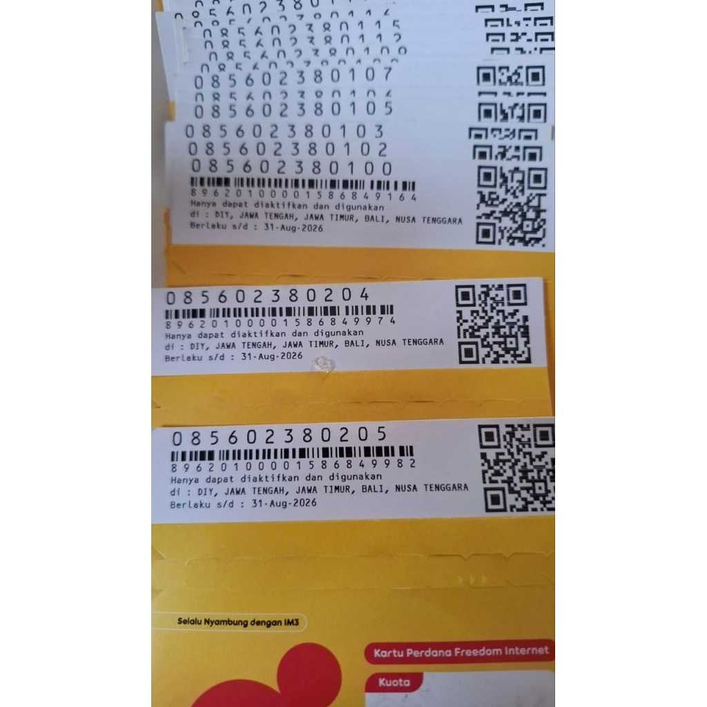KARTU INDOSAT SC KUOTA 3GB