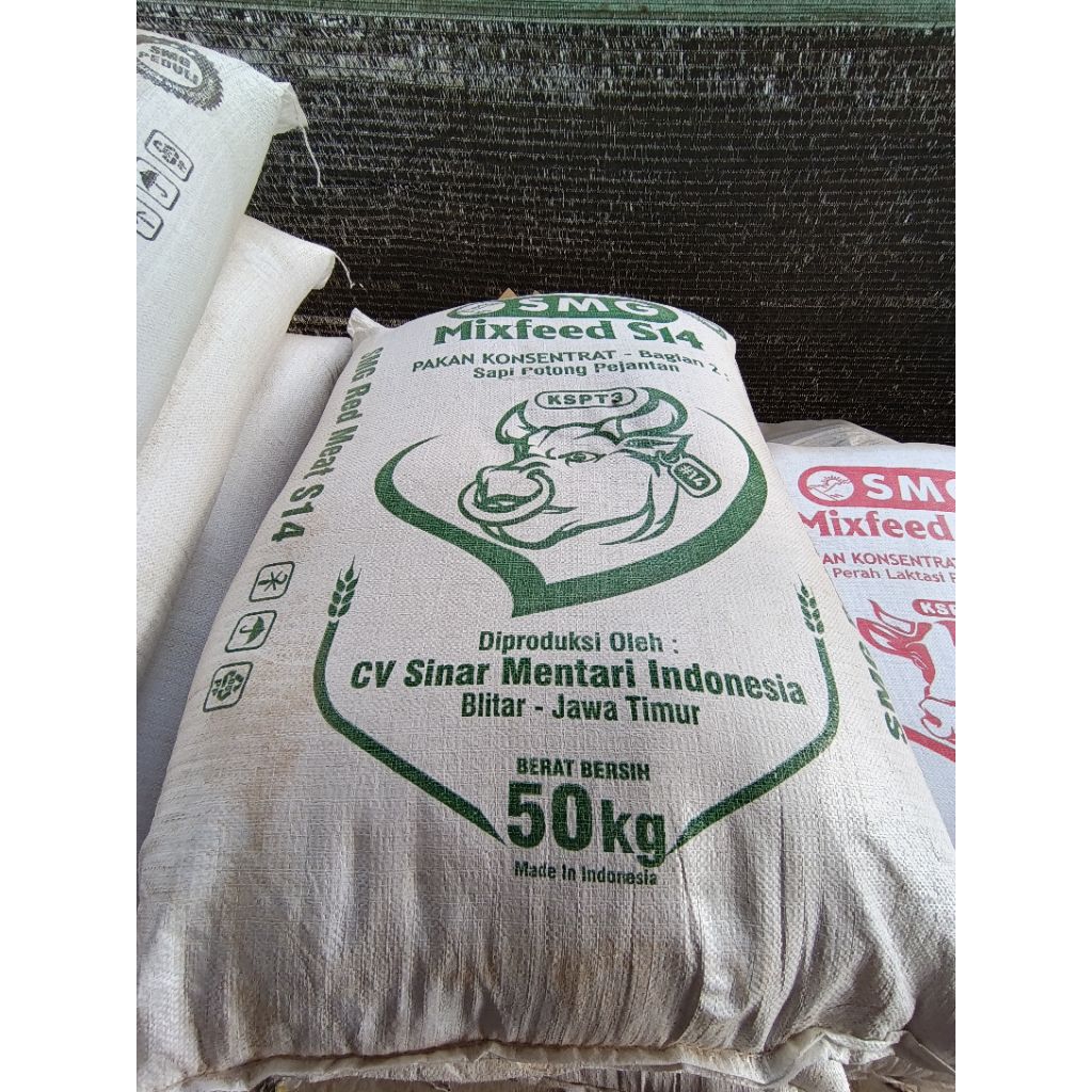 SMG mixfeed S14 konsentrat penggemukan sapi 1kg