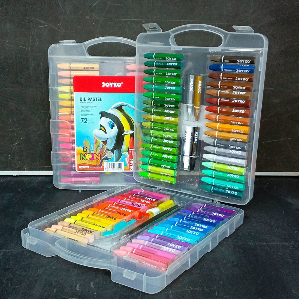 

Crayon Oil Pastel Joyko 72 Warna ( Set ) [ Original ]