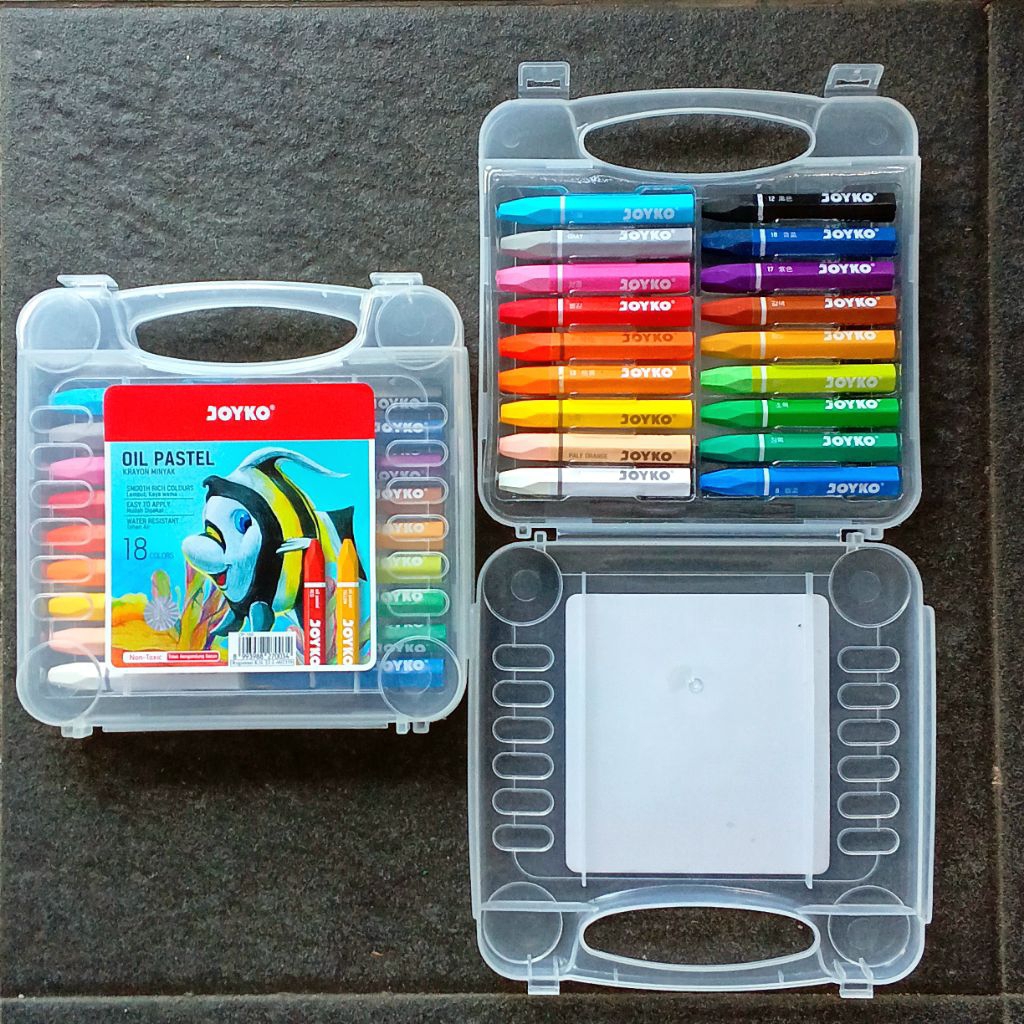 

Crayon Oil Pastel Joyko 18 Warna ( Set ) [ Original ]