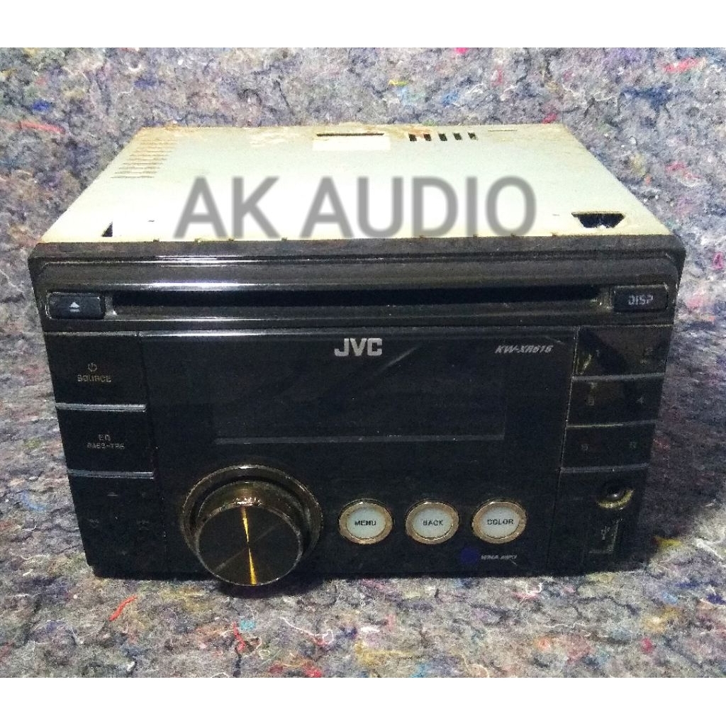 Head Unit JVC KW-XR616 Double Din MP3 USB Car Audio Tape Mobil