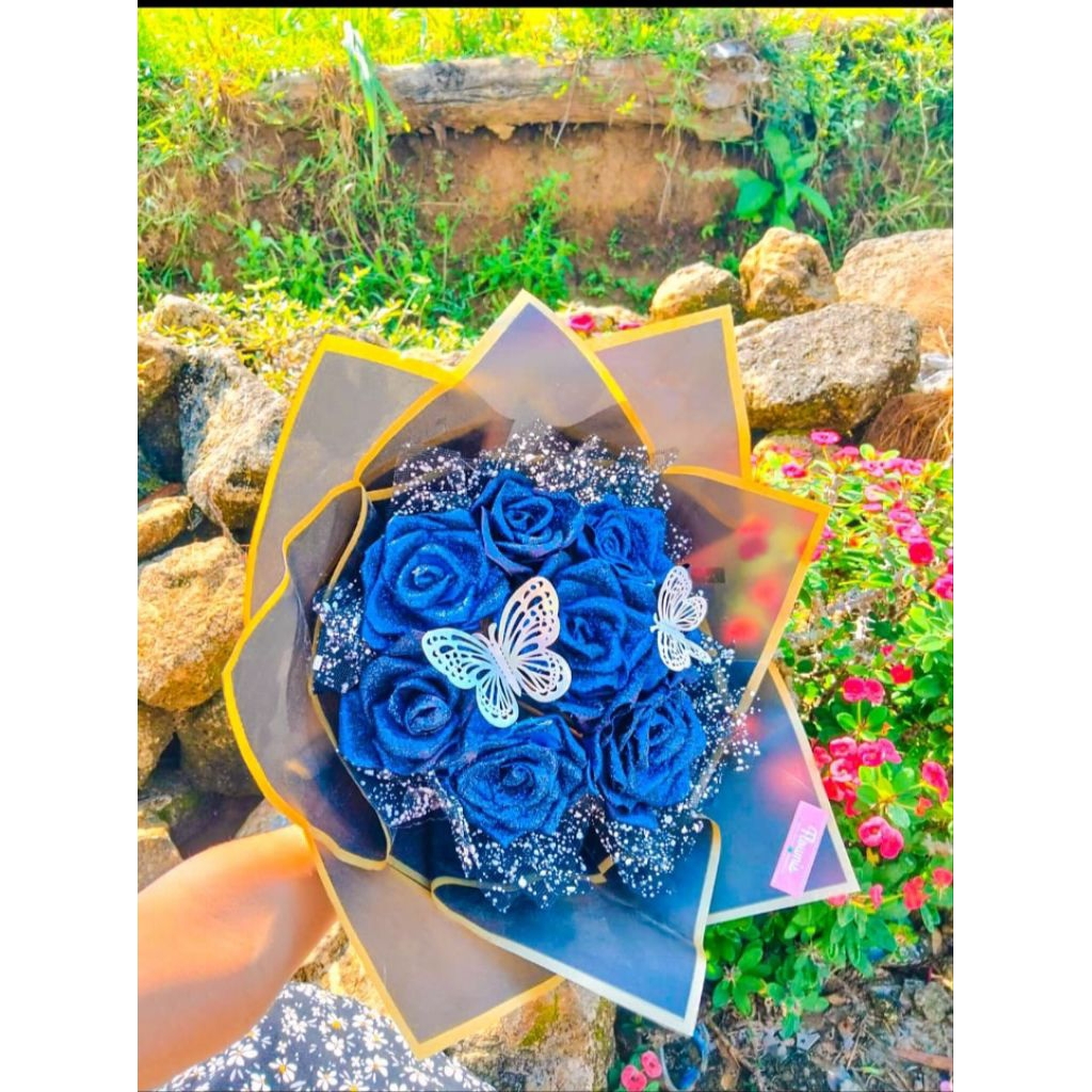 

buket pita satin (6 tangkai )