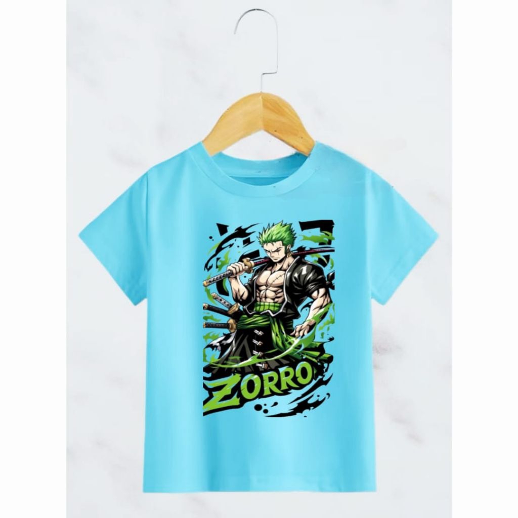 Baju kaos Atasan Anak Remaja Dan Dewasa motip ZORRO