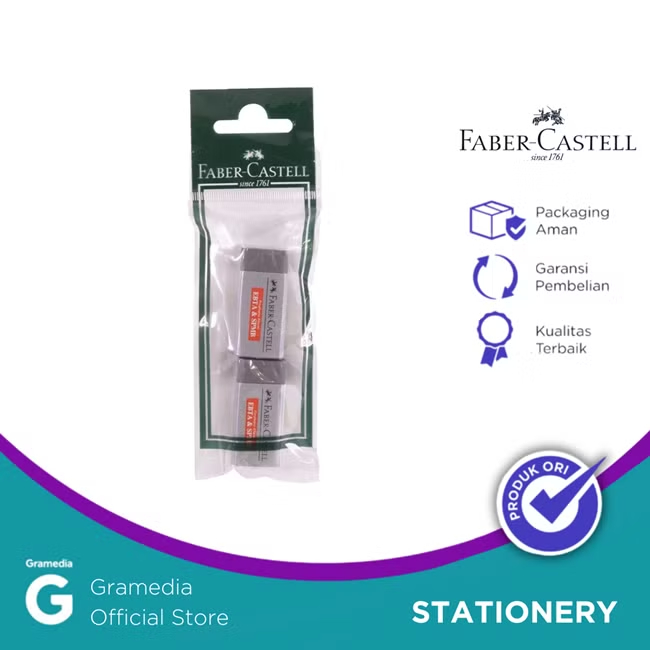 

Gramedia Tunjungan : Faber Eraser Spmb / Set 2 Pcs 187102