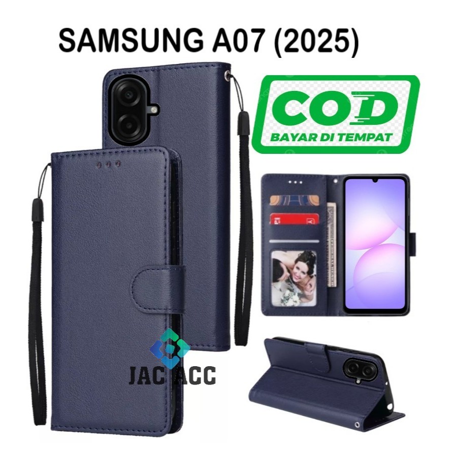 FLIP CASE HP PREMIUM UNTUK SAMSUNG A07 (2025) LEATHER FLIP CASE HP PREMIUM UNTUK SAMSUNG GALAXY A07 