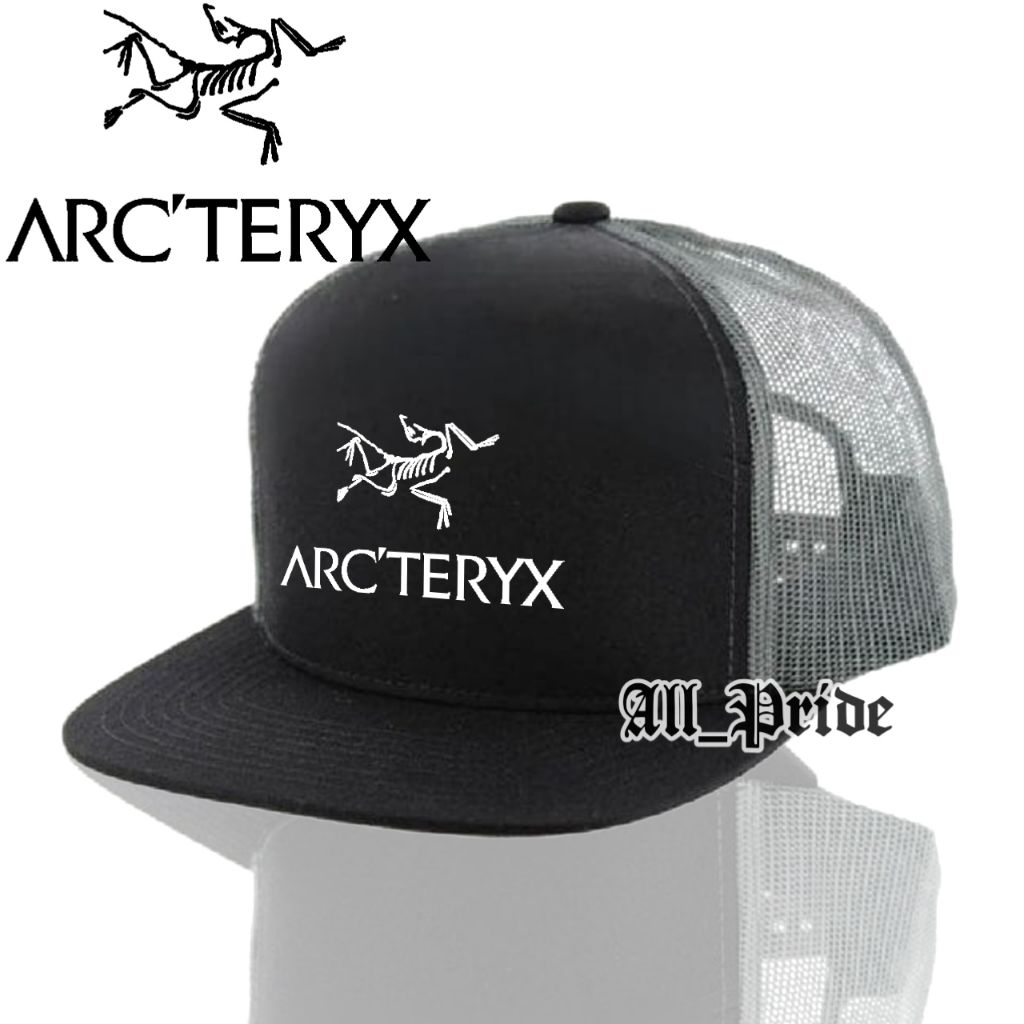 Topi Snapback Trucker ARC'TERYX /Topi Jaring Snapback /Topi Fashion Outdoor Pria Wanita